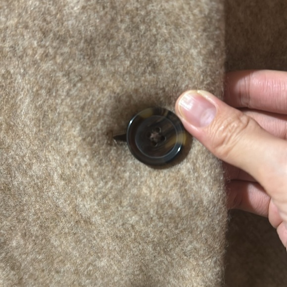 Shawl Collar Coat Banana Republic Oatmeal Size XS - Picture 4 of 4